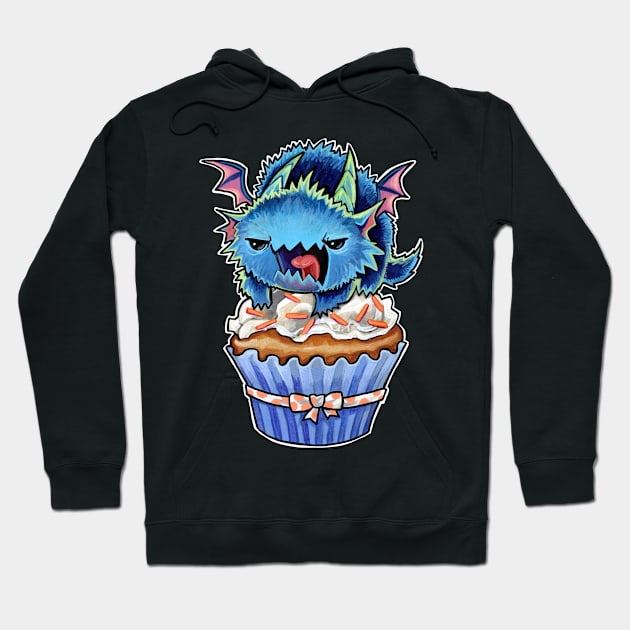 Cupcake dragon angry static Hoodie by BiancaRomanStumpff